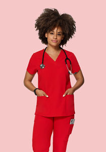 Conjunto de uniformes de enfermería personalizados para mujer, uniformes elásticos transpirables para correr, uniformes quirúrgicos médicos de LICRA para Hospital - Product Image 5