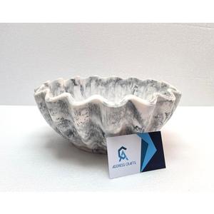 Design moderne Bol en résine pour la maison Hôtel Vaisselle Unique Tourbillon Résine Marbre Bol à salade Bol à fruits Mariage Événements Salle à manger Décor - Product Image 2
