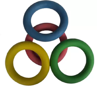Set Cincin Lempar PVC Lunak, Ringan, Tahan Air, Tahan Lama, Portabel, Berbentuk Berbeda, Berbagai Warna, Permainan Lempar Cincin