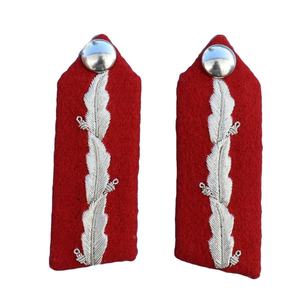 Insignia de Alambre de Latón con Bordado de Hoja de Roble Plateada Mediana, Insignia de Lord Lt Gorgets Cómoda - Product Image 3