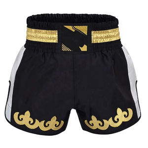 Usine fait pas cher Mma Muay Thai court personnalisé de haute qualité Shorts de boxe Muay Thai Shorts de boxe Muay Thai Shorts - Product Image 1