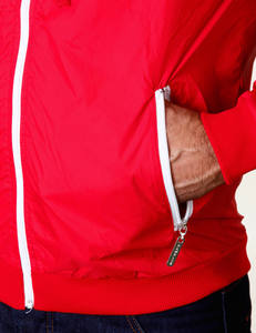 Chaqueta Cortavientos Unisex Personalizada 2026, Talla Grande, Transpirable, de Poliéster, al por Mayor, con Capucha Vintage, Cierre de Cremallera, Impermeable, para Primavera - Product Image 4