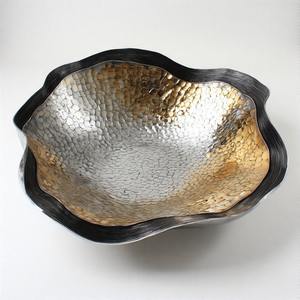 Glosswisp ชามเสิร์ฟทรงกลม, อุปกรณ์ตกแต่งชามทองเหลืองชามผลไม้ช็อกโกแลตแห้งเพื่อเสริมการรับประทานอาหาร - Product Image 3