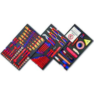 Gedore KL-4600-200 Surtido de Alta Tensión (103 Piezas) Juego de Herramientas, Carro de Herramientas Portátil - Product Image 4