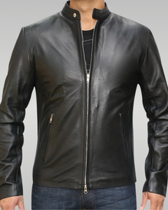 Chaquetas de cuero 2025, precio barato, chaquetas de espuma negra transpirables de secado rápido de alta calidad, chaqueta de cuero de invierno para hombres OEM - Product Image 4