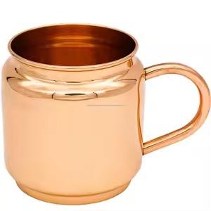 Taza de cobre de lujo moderna diseñada para elevar su experiencia de bebida con elegancia y artesanía artística - Product Image 2