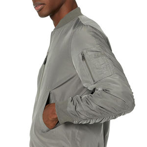 แจ็กเก็ตนักบินบอมเบอร์กันน้ำสำหรับผู้ชายไซส์พิเศษสำหรับตกแต่งขนสัตว์ดีไซน์ใหม่สำหรับฤดูหนาว - Product Image 3