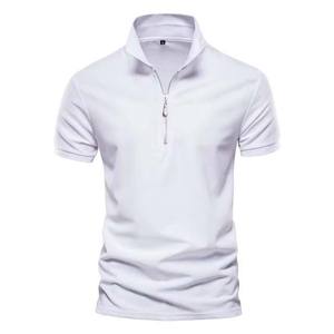 Polo à demi-zip pour homme, manches courtes, léger, respirant, performance, golf ou décontracté - Product Image 3