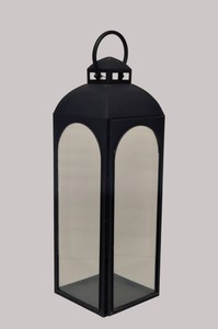 Linterna de metal de grado genuino con mango colgante Linternas de último diseño para usos de decoración por exportadores - Product Image 2