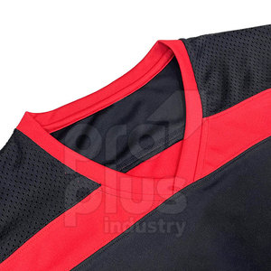 Maillot de lacrosse rétro pour hommes, chemise de sport classique, grande taille, respirant, manches courtes, séchage rapide, course à pied, athlétique, tee-shirt de plein air - Product Image 4