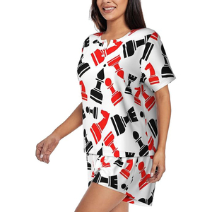 ชุดกางเกงขาสั้นแฟชั่นสำหรับผู้หญิงดีไซน์ล่าสุดผ้าแคนวาส - Product Image 3