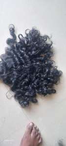 20 pulgadas 100% extensión de cabello Virgen del templo del sur de la India cabello Remy indio sin procesar con estilo Jerry Curl al por mayor - Product Image 5