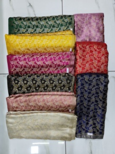 "Premium Brocade Fabric | High-Quality Jacquard Woven Textile <b>for</b> Fashion, Upholstery & Crafting - Wholesale & Bulk Supply - Product Image 5
