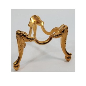 ชุด4ชิ้นทองเหลืองสลักไข่ขาตั้งทองเหลืองตกแต่งที่ยอดเยี่ยมสำหรับการแสดงไข่ทองเหลืองยืนตกแต่งบ้านที่ทันสมัย - Product Image 3