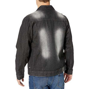 Chaqueta Vaquera Unisex, Diseño Personalizado OEM, Cierre de Cremallera, Cuello Alto, Logotipo Frontal, Alta Calidad, 100% Algodón, Lavado Vintage, Temporada de Invierno - Product Image 6