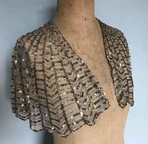 Hermosas hebras con cuentas Lentejuelas Poliéster Festival Capa Sujetadores Cuello Festivo Silueta recta Vestido de noche Fiestas Clubes - Product Image 5