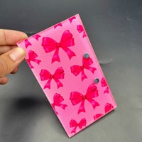 Высококачественные акриловые магнитные палетки для наращивания ресниц Love Pink Bow Lash Tiles с индивидуальной этикеткой