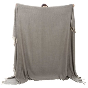 Plaid pour canapé, lit, salon, chambre, 100% coton turc, décoration intérieure, super doux, confortable, chaud, vente en gros, couverture tissée - Product Image 1