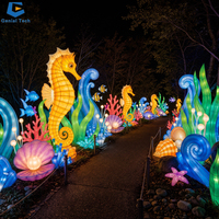 Projets de festival des lanternes sur le thème de l'océan avec des solutions d'éclairage clés en main pour les parcs à thème, les aquariums et les destinations touristiques culturelles