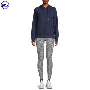 Factory Price high Quality Design <b>Hoodie</b> Customizable Style Women Oversized <b>Plain</b> Cotton Custom Hoodies - Product Image 2