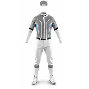 Uniforme de baseball softball respirant grande taille pour homme avec logo de l'équipe imprimé ensemble de vêtements de sport antibactériens à séchage rapide personnalisé - Product Image 1
