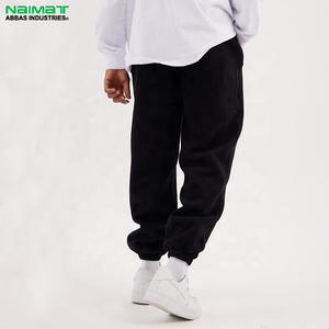 Vente en gros pantalon de survêtement personnalisé grande taille baggy joggers hommes taille haute pantalon de survêtement ample respirant pantalon vierge uni pour hommes - Product Image 4