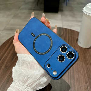 Custodia di Lusso in Pelle TPU per iPhone 17 Pro con Anello Magnetico per Modelli con Supporto MagSafe - Protezione per Telefono Cellulare - Product Image 1