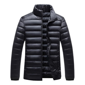 Chaqueta de invierno brillante personalizada para exteriores, chaqueta informal con capucha para hombre, chaqueta de invierno acolchada de talla grande para hombre, proveedor de plumón con capucha ultraligero - Product Image 5
