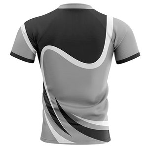 Maillot de rugby personnalisé de bonne qualité 100% maillot de rugby en polyester uniforme de rugby avec logo d'équipe personnalisé - Product Image 3