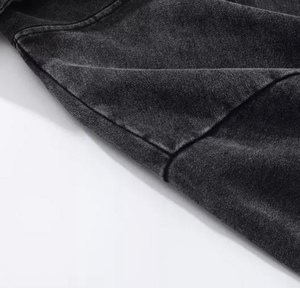 Alta calidad pesado grueso 420 GSM French Terry 100% algodón Batik Vintage ácido lavado sudaderas con capucha para hombres - Product Image 2