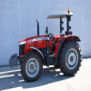 Tractor diésel Massey Ferguson listo para cargar 80HP, venta al por mayor, tractor agrícola de ruedas 4X4 con componentes de núcleo de bomba - Product Image 1