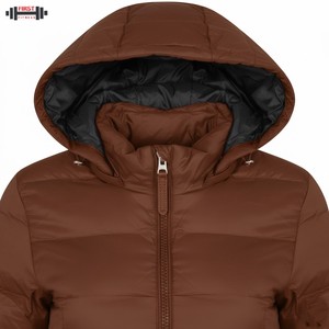 Veste parka d'hiver unisexe respirante 2025, rembourrage réglable, chaude, en toile, col montant, poche avant, taille plus - Product Image 3