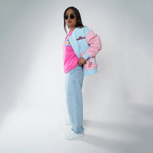 OEM estilo retro Varsity chaquetas comprar a granel uniformes universitarios con iniciales al por mayor logotipo personalizado bordado chaqueta de béisbol para los hombres - Product Image 6