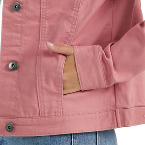 Vêtements de sport nouvelles femmes veste en jean respirant manches longues coupe-vent haute rue 2025 personnalisé femmes veste en jean - Product Image 6