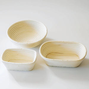 Panier à pain en rotin durable, fournitures de boulangerie, prix compétitif, paniers à banneton pour la pâte - Product Image 1