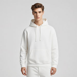 Sweat à capuche pour homme de qualité supérieure, produit de premier choix de Basics, coton mélangé, fabricant pakistanais, respirant, faible MOQ, sweats à capuche pour homme - Product Image 4