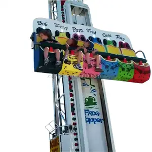 Jumping park thrilling rotate free fall drop tower sky drop tower amusement rides for sale entertainment equipment jumping