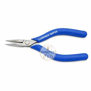 Weller Erem 2411P 6 Inch Stainless Steel Precision Needle Nose Pliers | Smooth Rounded Jaw | ESD Safe | MagicSense Series 2400 - Product Image 1