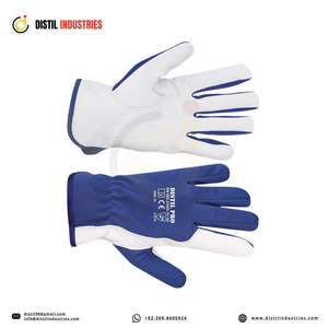 Gants de travail robustes en cuir grainé de vachette, respirants, imperméables, anti-coupure, doux et confortables, protection des mains et des bras - Product Image 4