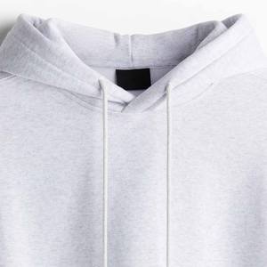 Pull à capuche pour hommes 360/400gsm personnalisé 100% coton polaire conception solide Streetwear mode Style hiver poche - Product Image 2