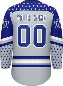 Ensemble d'uniformes de hockey sur glace personnalisés maillots et pantalons respirants à séchage rapide pour jeunes hommes femmes équipes fournisseur de vêtements de sport OEM - Product Image 3