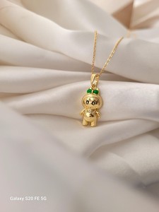 ลิล บูบู เมห์ตาบ คอลเลคชั่น สร้อยคอจี้แฟชั่นสำหรับเด็กและผู้หญิง ดีไซน์การ์ตูนน่ารัก ชุบทองบนทองเหลือง - Product Image 3
