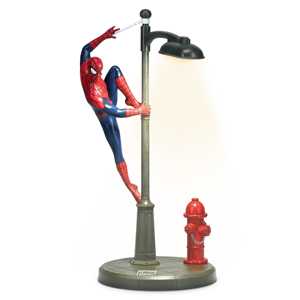 Lampe de bureau LED Spider-Man à commande USB avec abat-jour noir en plastique - Product Image 3
