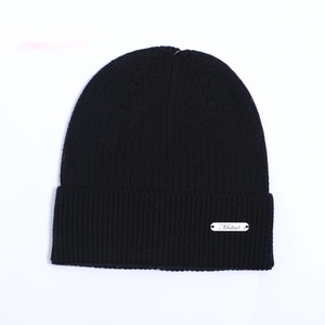 Gorro de lana de Merino 100% Unisex, gorro de reloj de invierno suave y transpirable, gorro de esquí cálido y acogedor, gorro de punto elástico con puños - Product Image 1