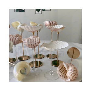 Assiette décorative en coquillage naturel pour présentation alimentaire, vente en gros - Product Image 1