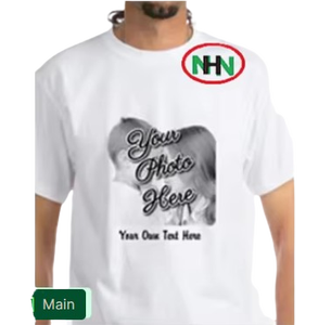 เสื้อยืดผ้าฝ้ายผู้ชายแบบ100% เสื้อยืด160 GSM เสื้อยืดผ้าฝ้าย100% โลโก้แบรนด์ตามสั่ง - Product Image 1