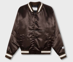 Chaqueta Deportiva de Béisbol Varsity de Satén para Mujer, Estilo Letterman, Tallas Grandes, Venta Caliente, Alta Calidad - Product Image 1