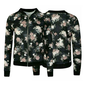 Hombre Casual Streetwear Hip Hop Slim Fit Coat Primavera Otoño Nueva chaqueta de bombardero con cremallera con logotipo frontal Ropa de tamaño personalizado - Product Image 1