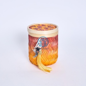 Handmade Bamboo <b>Ramadan</b> <b>Gift</b> <b>Box</b> with Full Accessories New Color, Made in Vietnam - Product Image 4