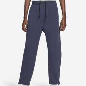 2025 Streetwear pantalones de chándal Hip Hop Flare pantalones apilados pantalones 100% algodón pantalones de chándal sueltos para hombres pantalones de chándal para hombres - Product Image 1